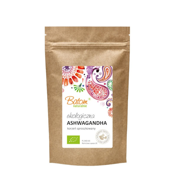 Ashwagandha proszek 100g BATOM BIO - suplement diety