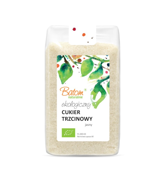 Cukier trzcinowy jasny 500g BATOM BIO