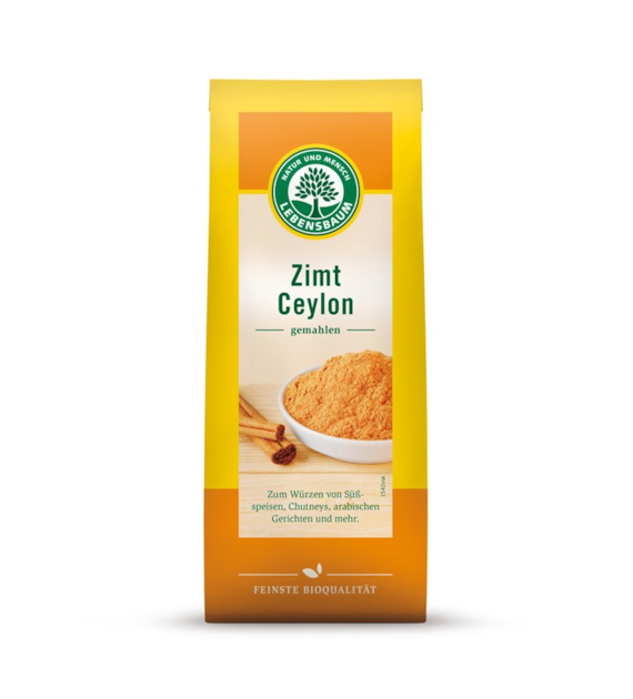 Cynamon cejloński mielony 50g LEBENSBAUM BIO
