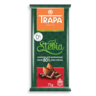 Czekolada gorzka 80% Stevia bez cukru 75g TRAPA