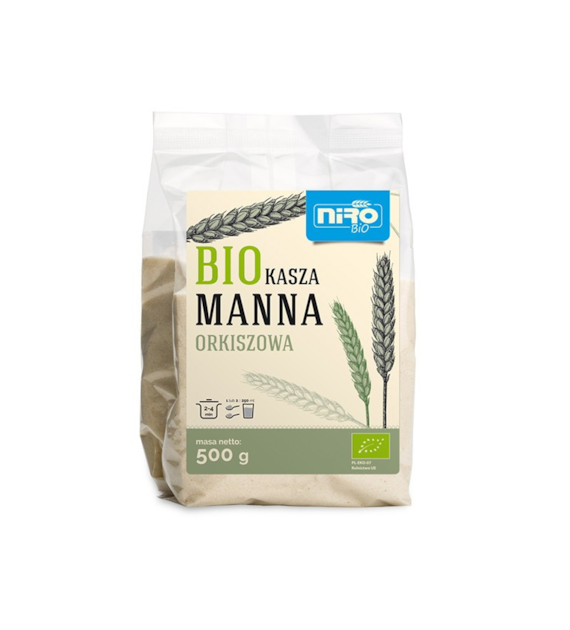 Kasza manna orkiszowa 500g NIRO BIO