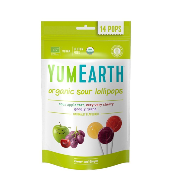 Lizaki owocowe mix 3 smaki 14szt. / 87g YUMEARTH BIO