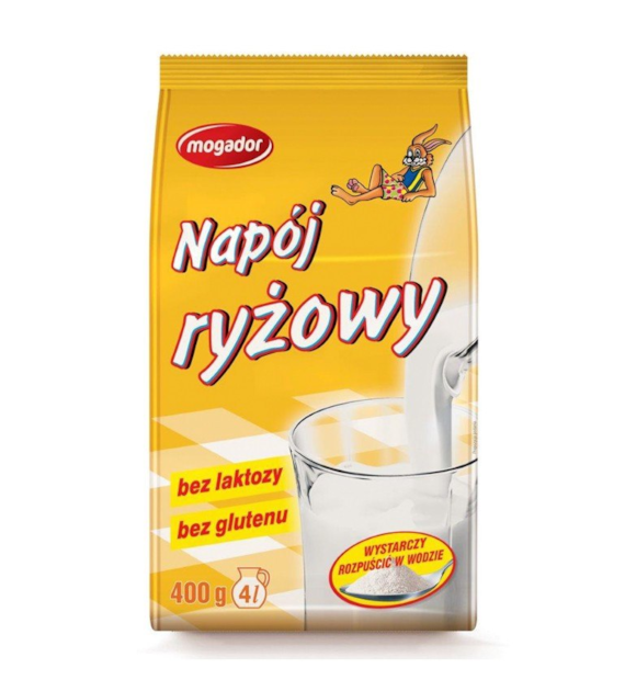 Napój ryżowy naturalny w proszku bezglutenowy 400g ZAJIC