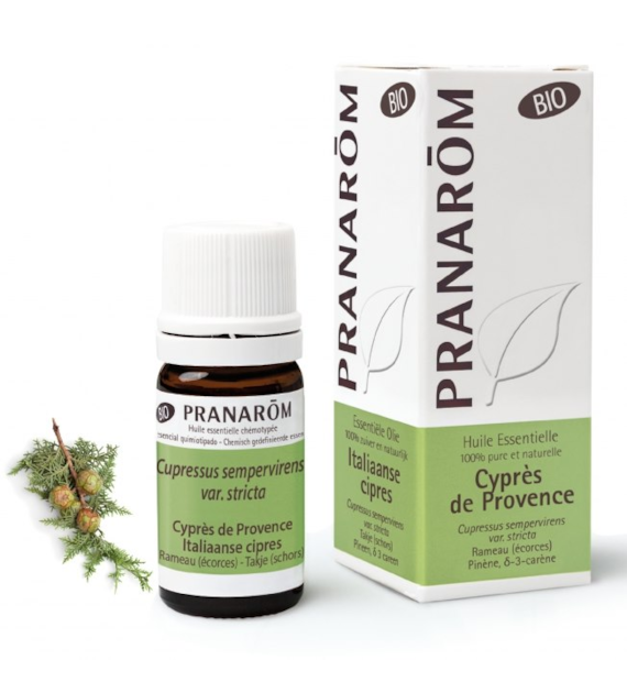 Olejek eteryczny cyprysowy Cyprys wiecznie zielony Cupressus sempervirens 5ml PRANARÔM BIO