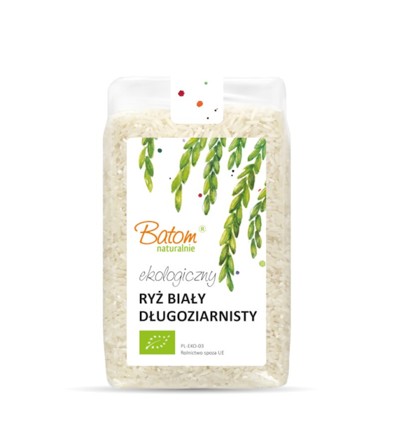 Ryż biały długoziarnisty 500g BATOM BIO