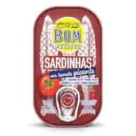 Sardynki portugalskie w sosie pomidorowym pikantnym konserwa 120g BOM PETISCO