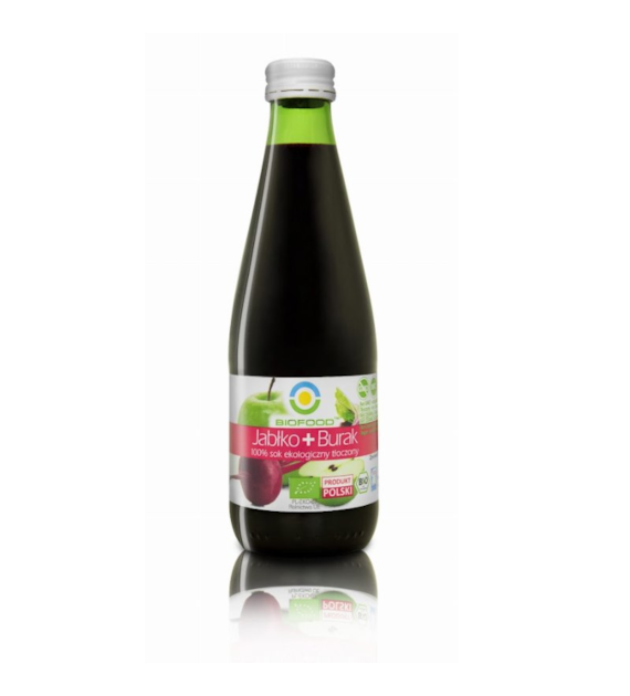 Sok jabłko & burak tłoczony NFC 300ml BIOFOOD BIO