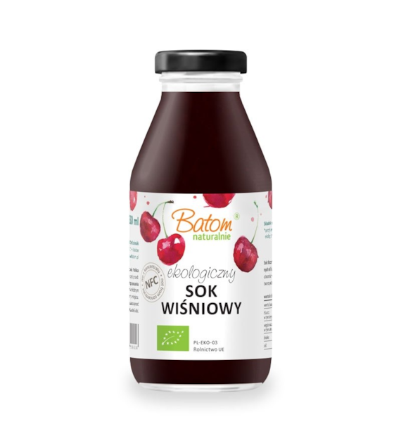 Sok wiśniowy bez dodatku cukru 330ml BATOM BIO