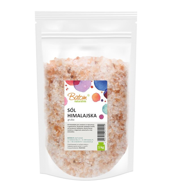Sól himalajska gruba 1kg BATOM