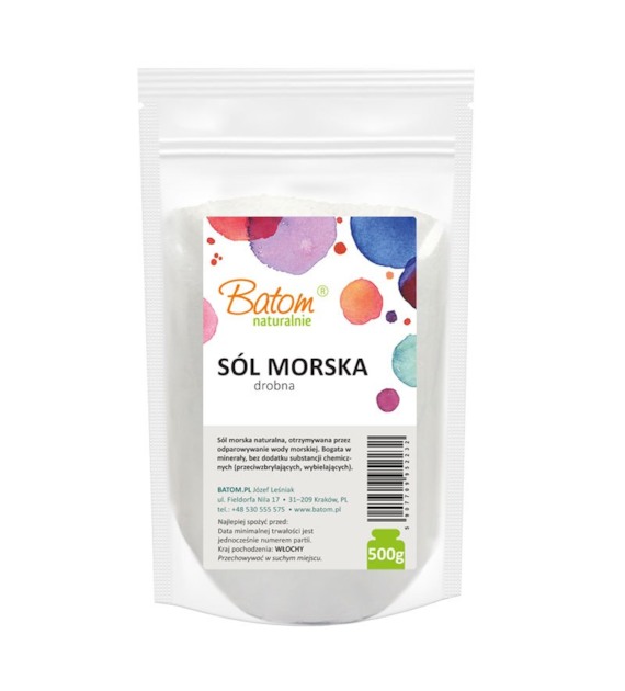 Sól morska drobna 500g BATOM
