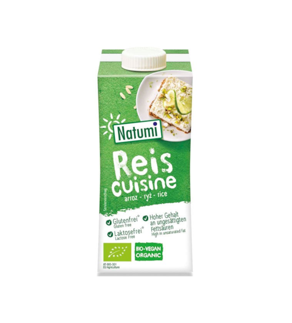 Śmietanka ryżowa bezglutenowa 200ml NATUMI BIO