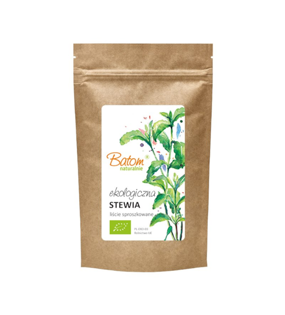 Stewia liście suszone mielone 150g BATOM BIO