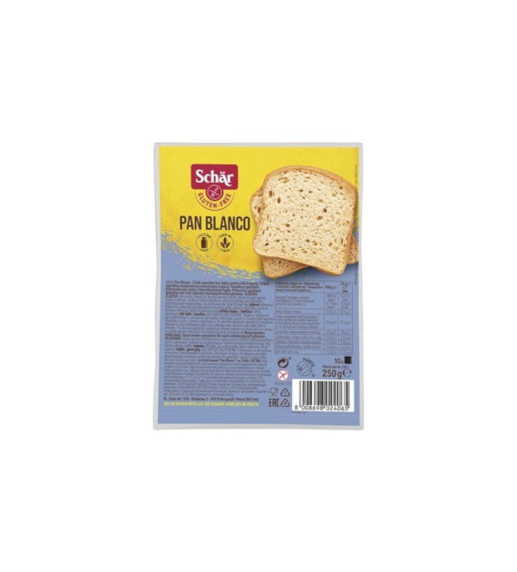 Chleb biały krojony bezglutenowy 250g SCHAR
