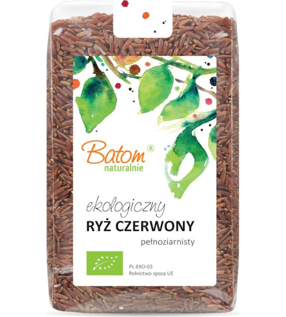 Ryż czerwony pełnoziarnisty 500g BATOM BIO