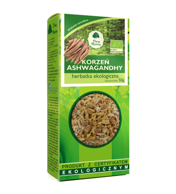 Herbatka Ashwagandha korzeń 50g DARY NATURY BIO