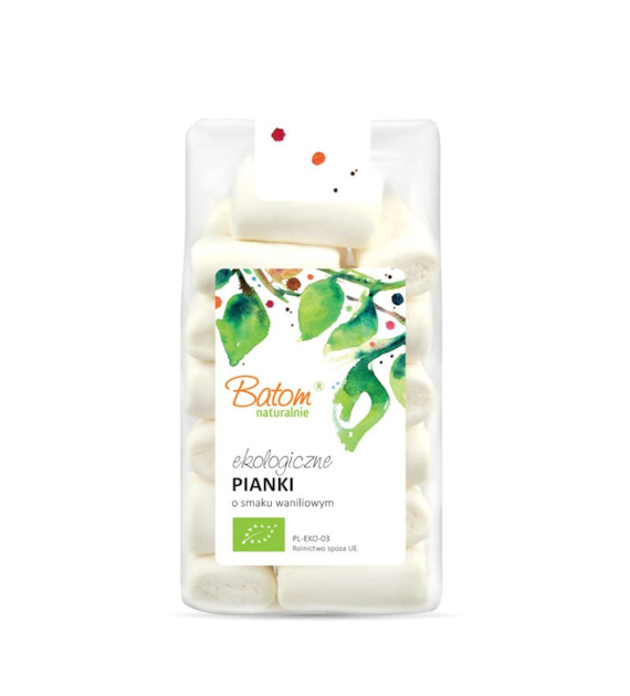 Pianki Marshmallows żelki waniliowe 125g BATOM BIO