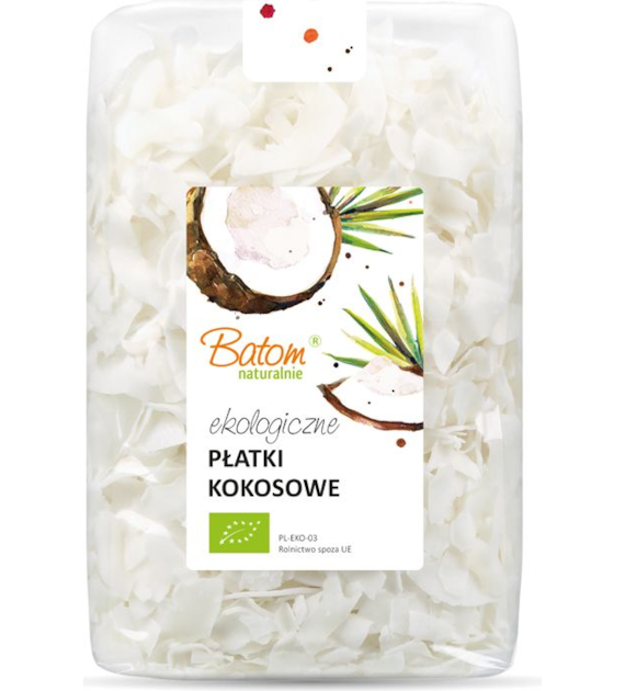Płatki kokosowe 250g BATOM BIO