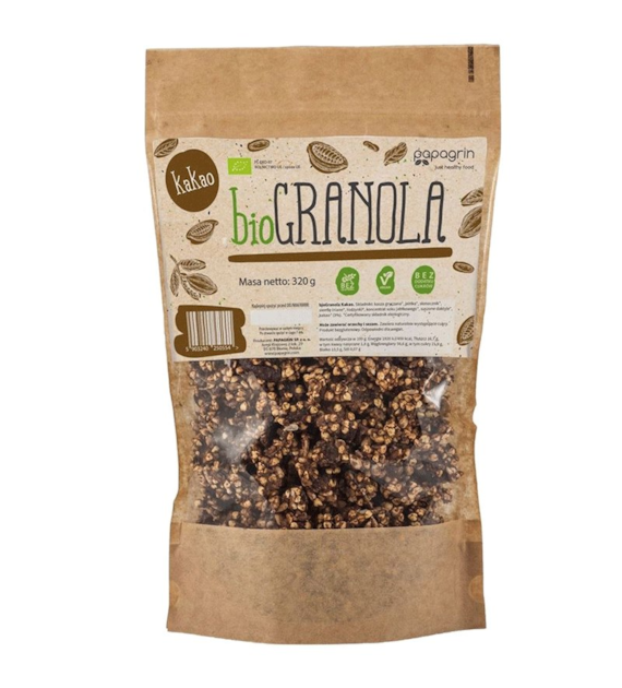 Granola kakao 320g PAPAGRIN BIO