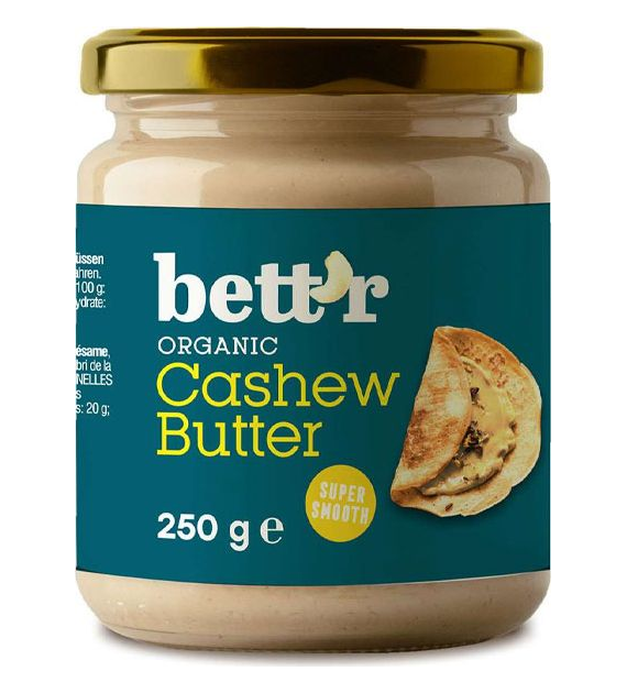 Masło z orzechów nerkowca 100% 250g BETTR BIO