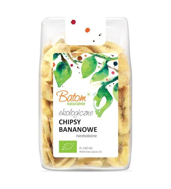 Chipsy bananowe niesłodzone 1kg BATOM BIO