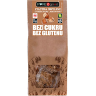 Ciastka owsiane z orzechami laskowymi bez cukru 150g PURE&GOOD