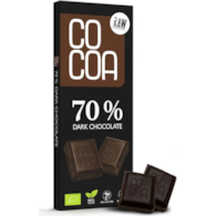 Czekolada RAW surowa ciemna 70% 40g COCOA BIO
