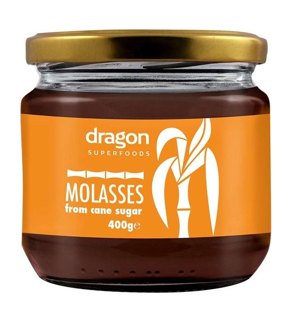 Melasa z trzciny cukrowej 400g DRAGON SUPERFOODS BIO