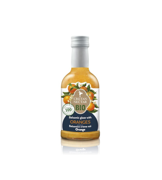 Sos balsamiczny z pomarańczami bez dodatku cukru 200ml CRETAN NECTAR BIO