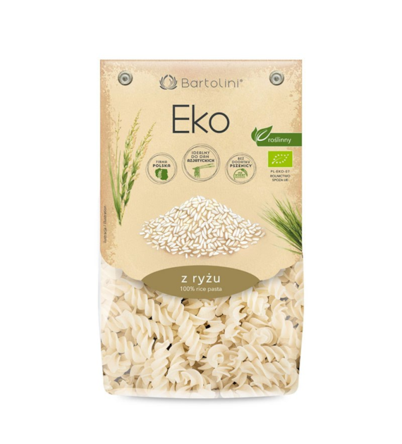 Makaron ryżowy świderek 250g BARTOLINI BIO