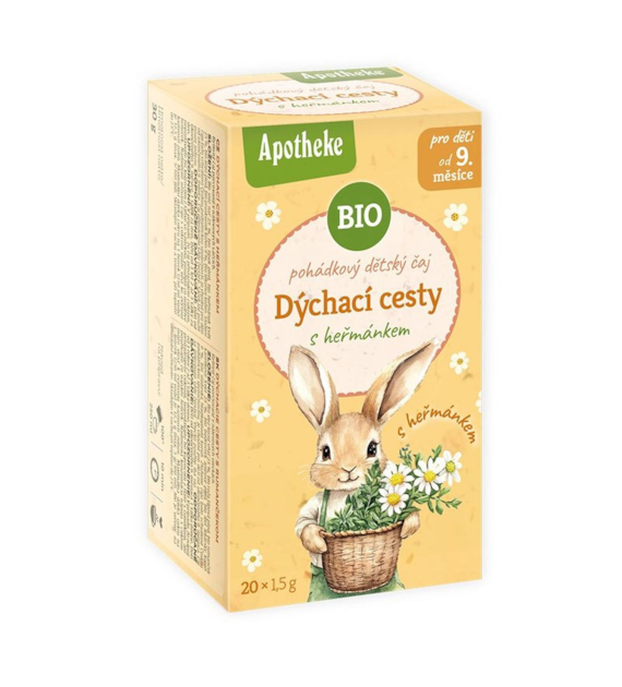 Herbatka dla dzieci Bajkowa drogi oddechowe rumianek ekspres 20T APOTHEKE BIO