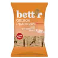 Krakersy quinoa Sezam bezglutenowe 100g BETTR BIO