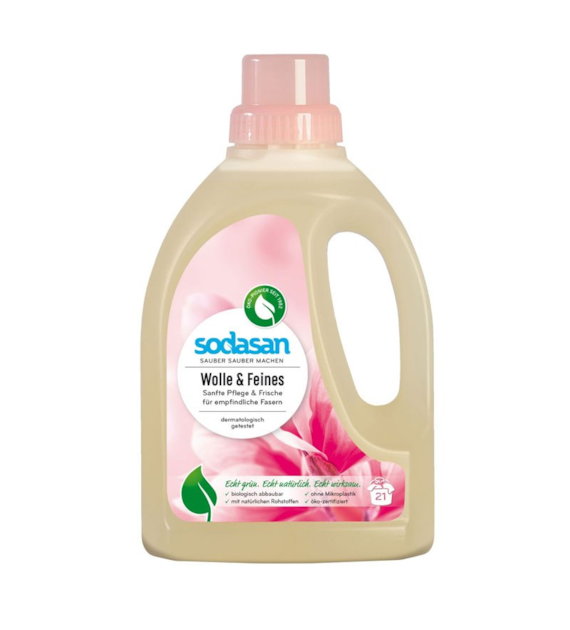 Płyn do prania delikatnych tkanin Wool & Delicates 750ml SODASAN