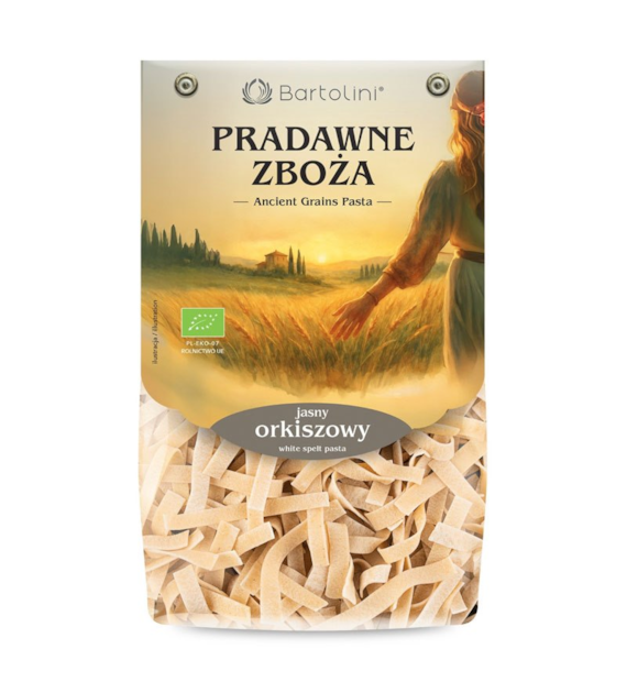 Makaron orkiszowy Pradawne Zboża wstążka 250g BARTOLINI BIO