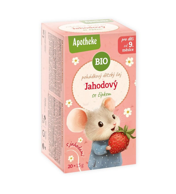 Herbatka dla dzieci Bajkowa dzika róża rokitnik truskawka ekspres 20T APOTHEKE BIO
