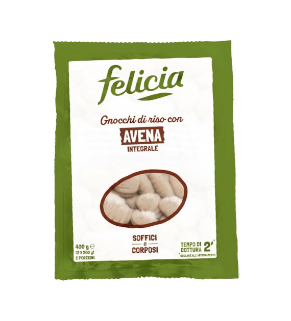 Gnocchi ryżowo-owsiane bezglutenowe 400g FELICIA - najlepiej spożyć przed: 15.11.2026
