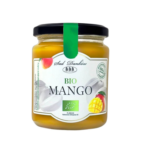 Mus z mango bez cukru 260g SAD DANKÓW BIO