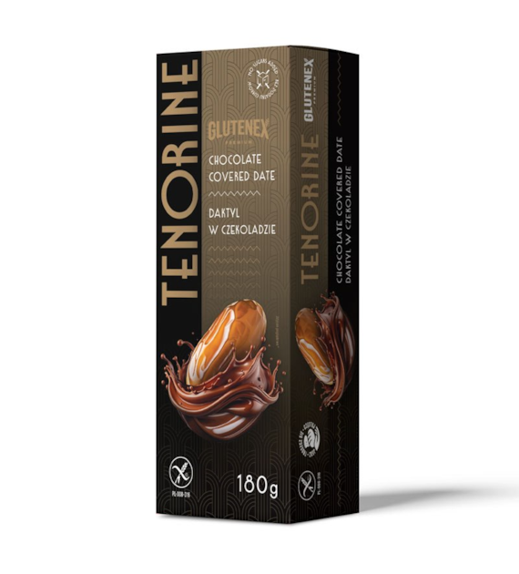 Daktyle w czekoladzie bezglutenowe bez cukru 180g GLUTENEX