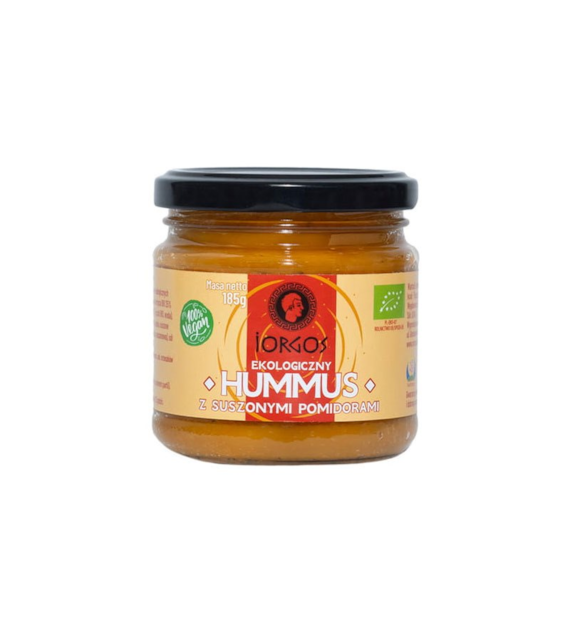 Hummus z suszonymi pomidorami 185g IORGOS BIO