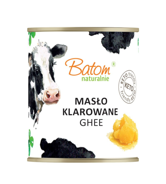 Masło klarowane Ghee puszka 2kg BATOM
