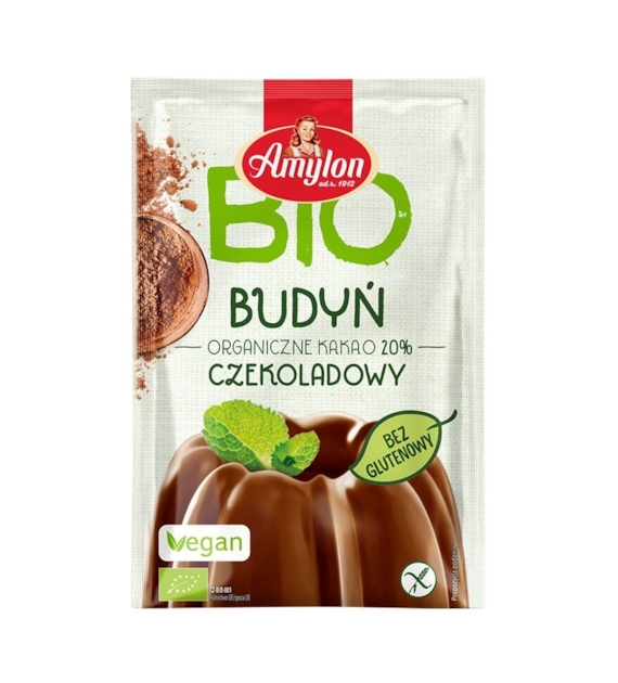 Budyń czekoladowy 40g AMYLON BIO