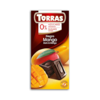 Czekolada gorzka z mango bez cukru 75g TORRAS