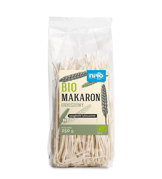 Makaron orkiszowy spaghetti luksusowe 250g NIRO BIO