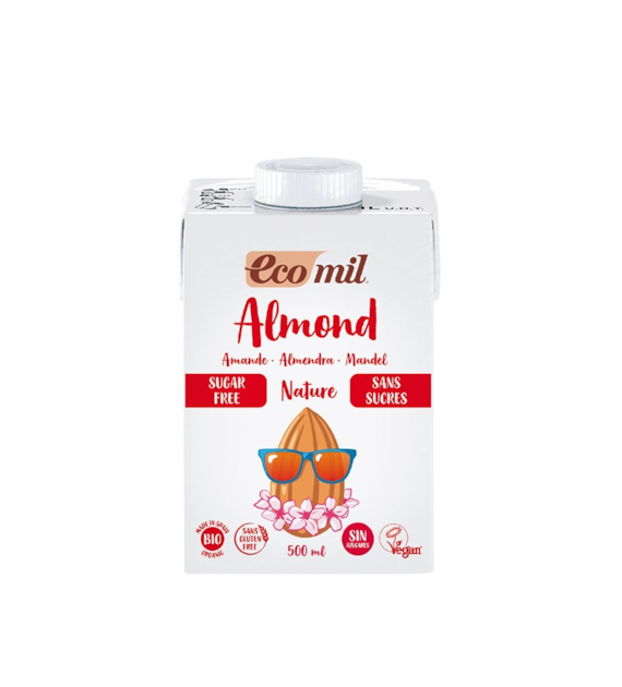 Napój migdałowy naturalny bez cukru 500ml ECOMIL BIO
