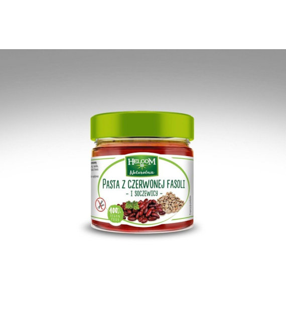 Pasta z czerwonej fasoli i soczewicy 190g HELCOM