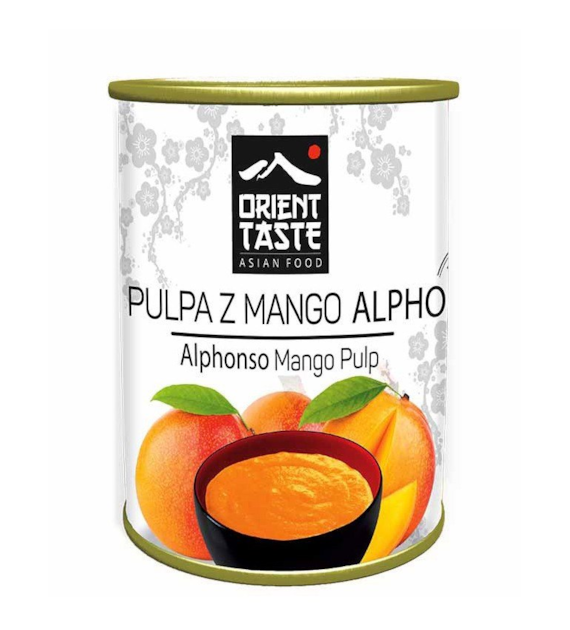 Pulpa z mango bez cukru puszka 850g ORIENT TASTE