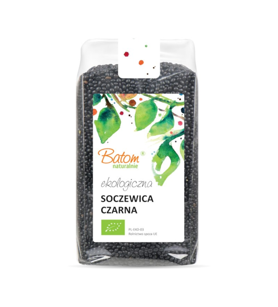 Soczewica czarna Beluga 500g BATOM BIO