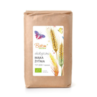 Mąka żytnia TYP 2000 grubomielona razowa 1kg BATOM BIO