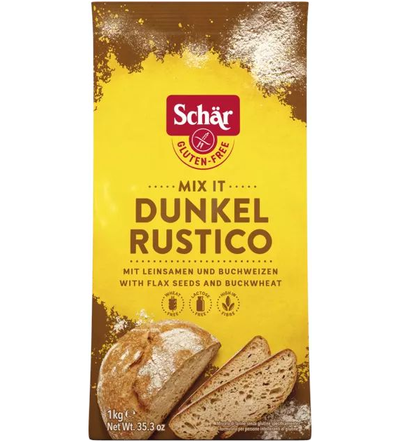 Mąka do wypieku chleba Mix it rustico bezglutenowa 1kg SCHAR