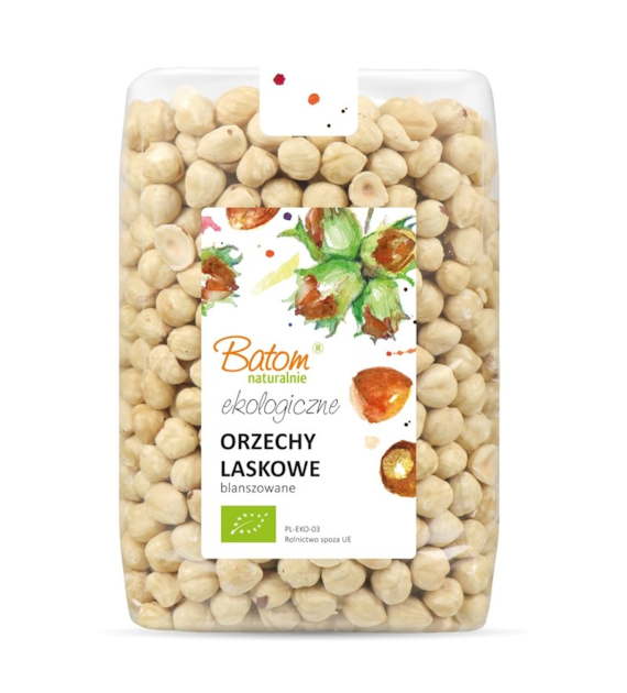 Orzechy laskowe blanszowane 1kg BATOM BIO