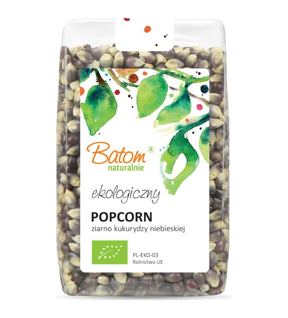 Kukurydza na popcorn niebieska 250g BATOM BIO
